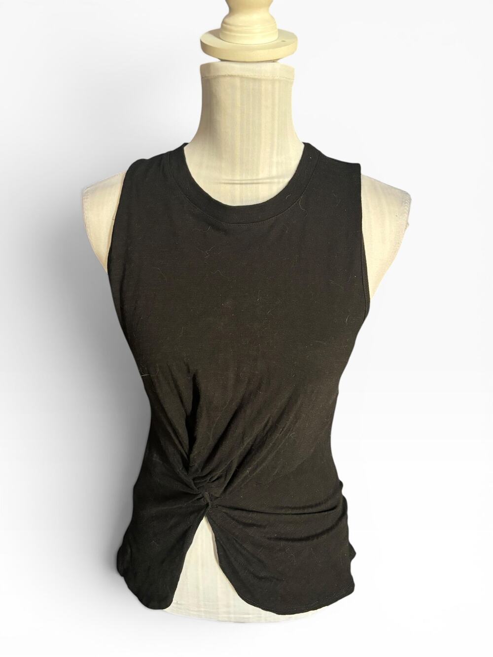 5a7 cinqasept Black Sleeveless Tee Size S